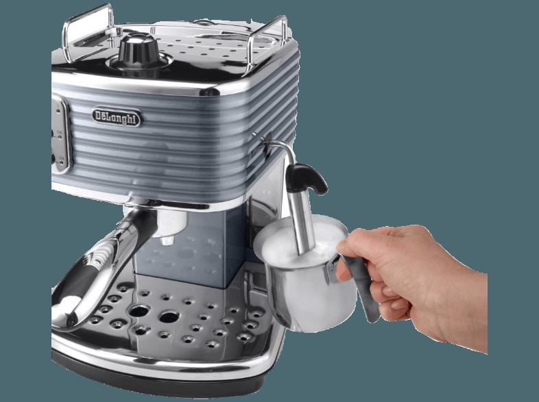 DELONGHI ECZ 351 Siebträgermaschine Silber