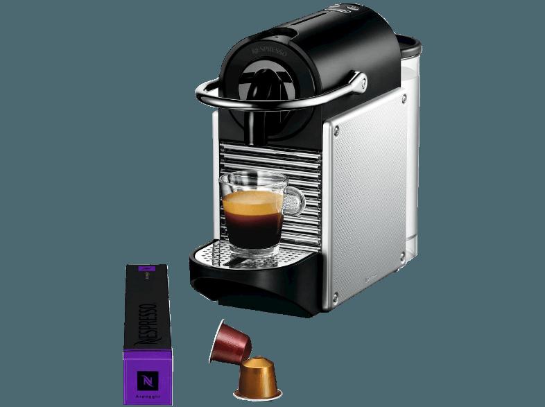 DELONGHI EN125S Nespresso Pixie Kapselmaschine Electric Aluminium