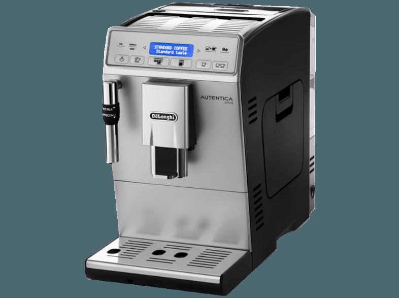 DELONGHI ETAM 29.620 Autentica Plus Kaffeevollautomat (Kegelmahlwerk, 1.3 Liter, Silber/Schwarz), DELONGHI, ETAM, 29.620, Autentica, Plus, Kaffeevollautomat, Kegelmahlwerk, 1.3, Liter, Silber/Schwarz,