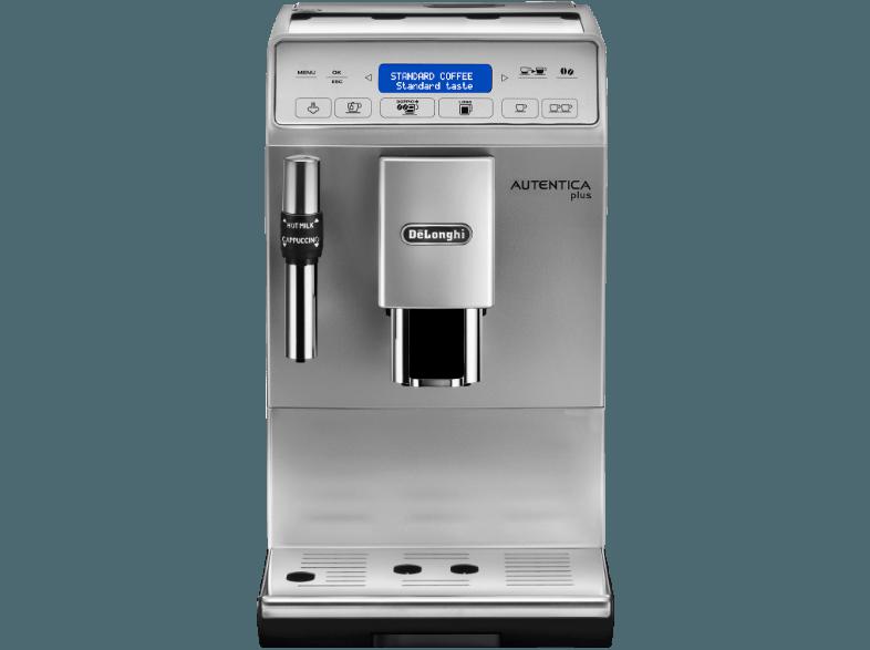 DELONGHI ETAM 29.620 Autentica Plus Kaffeevollautomat (Kegelmahlwerk, 1.3 Liter, Silber/Schwarz)