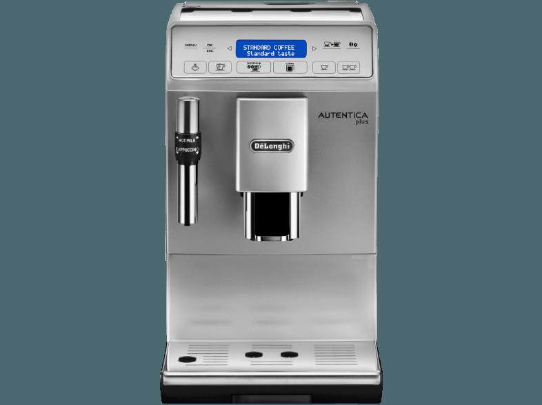 DELONGHI ETAM 29.620 Autentica Plus Kaffeevollautomat (Kegelmahlwerk, 1.3 Liter, Silber/Schwarz), DELONGHI, ETAM, 29.620, Autentica, Plus, Kaffeevollautomat, Kegelmahlwerk, 1.3, Liter, Silber/Schwarz,