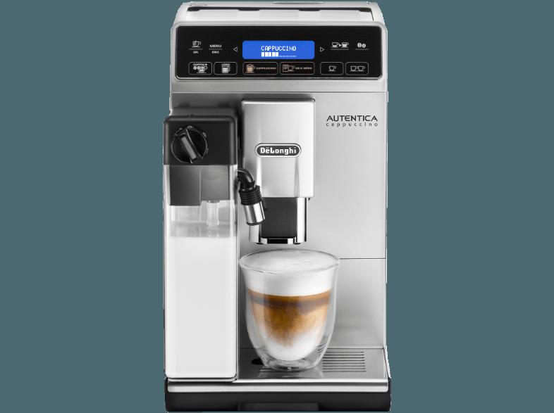 DELONGHI ETAM 29.660 Autentica Espresso-Kaffeevollautomat (Kegelmahlwerk, 1.3 Liter, Silber/Schwarz), DELONGHI, ETAM, 29.660, Autentica, Espresso-Kaffeevollautomat, Kegelmahlwerk, 1.3, Liter, Silber/Schwarz,