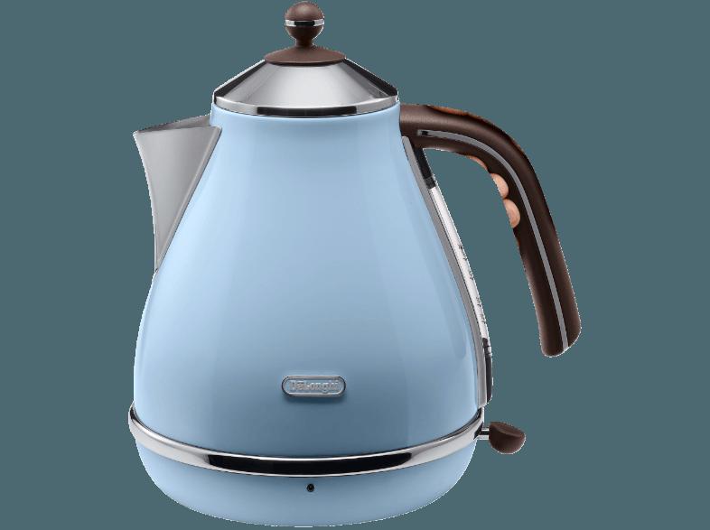 DELONGHI KBOV 2001 Wasserkocher Blau (2.000 Watt, 1.7 Liter)