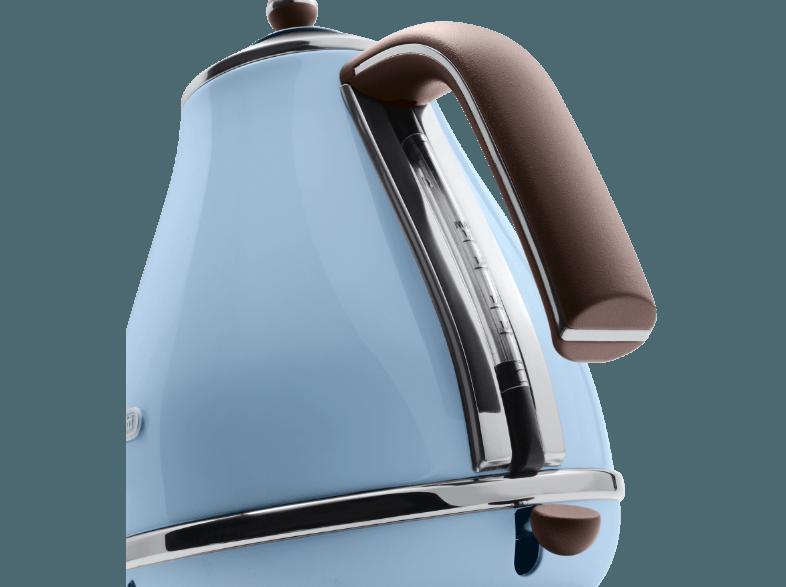 DELONGHI KBOV 2001 Wasserkocher Blau (2.000 Watt, 1.7 Liter)