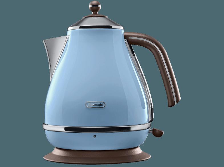 DELONGHI KBOV 2001 Wasserkocher Blau (2.000 Watt, 1.7 Liter)