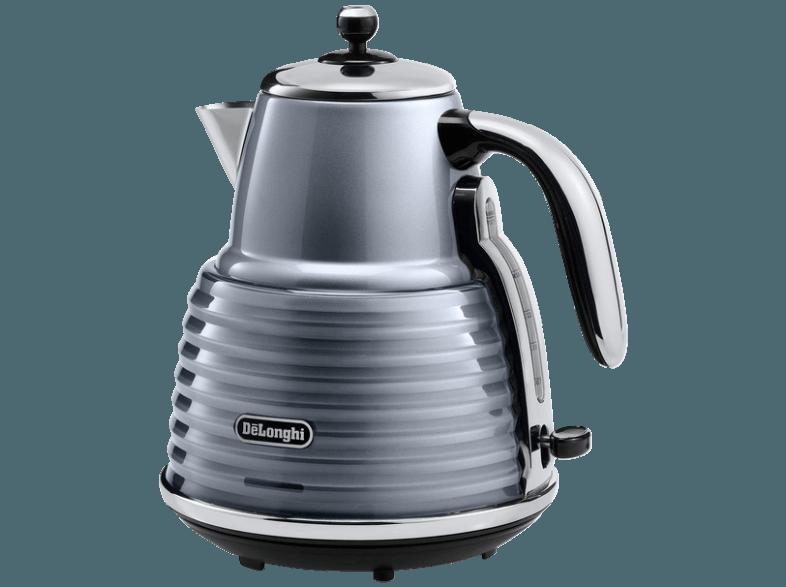 DELONGHI KBZ 2001.GY Scultura Wasserkocher Stahlgrau (2000 Watt, 1.5 Liter), DELONGHI, KBZ, 2001.GY, Scultura, Wasserkocher, Stahlgrau, 2000, Watt, 1.5, Liter,