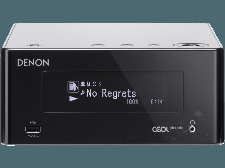 DENON DRA-N4 - Verstärker (App-steuerbar, W-LAN Schnittstelle, Schwarz Hochglanz)