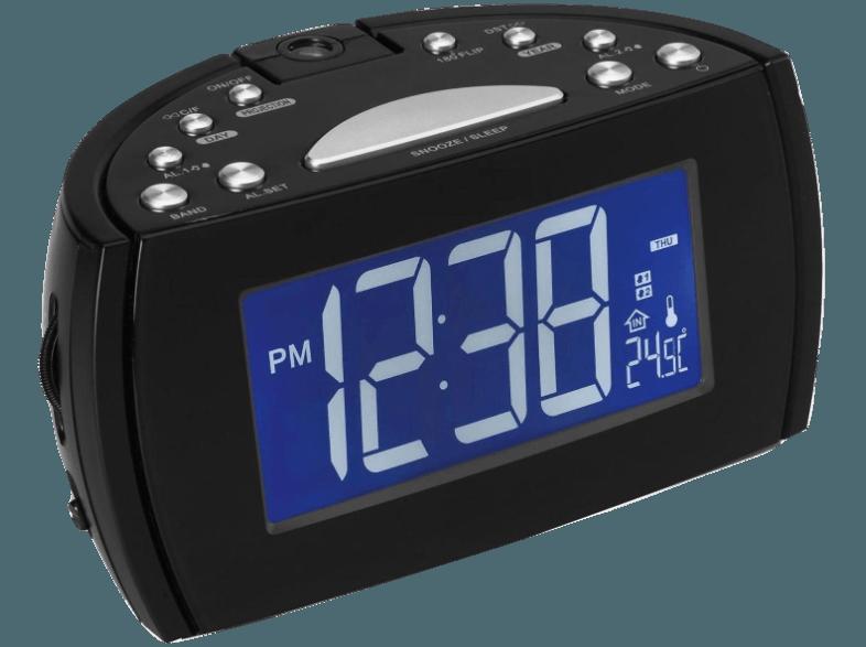 DENVER CRP-514 Radiowecker (PLL Tuner, Digital Radio, FM, Schwarz)