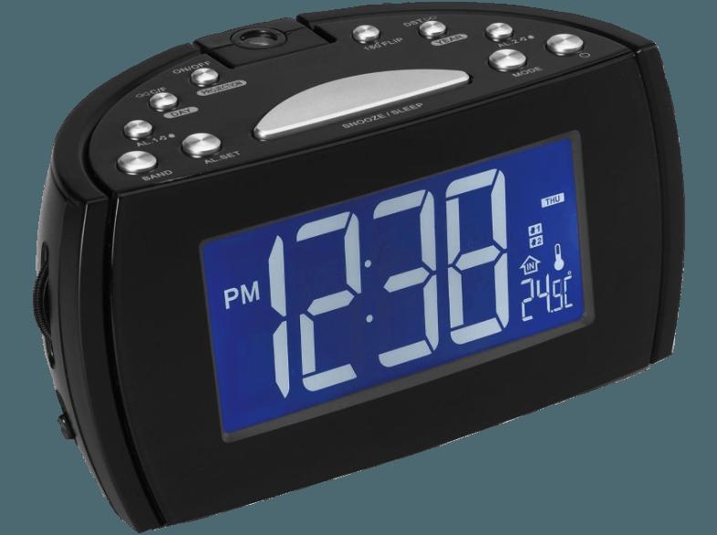 DENVER CRP-514 Radiowecker (PLL Tuner, Digital Radio, FM, Schwarz)