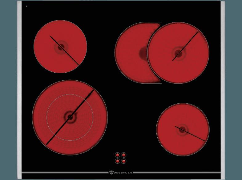 DESSAUER EH 9943-06   KFH 9971-06 Einbauherdset (Glaskeramik-Kochfeld, A, 55 Liter)