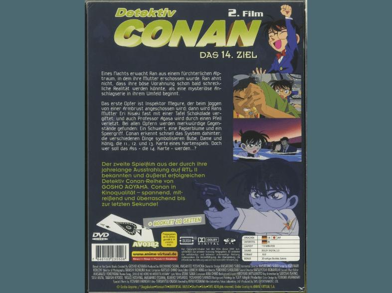 Detektiv Conan - 2. Film: Das 14. Ziel [DVD], Detektiv, Conan, 2., Film:, 14., Ziel, DVD,