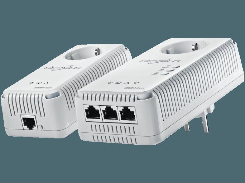 DEVOLO 1825 dLAN® 500 AV Wireless  Powerline Starter Kit HomePlug Modem mit integriertem Access Point, DEVOLO, 1825, dLAN®, 500, AV, Wireless, Powerline, Starter, Kit, HomePlug, Modem, integriertem, Access, Point