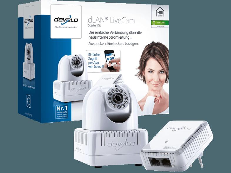 DEVOLO 1977 dLAN® LiveCam Starter Kit Powerline-Kamera, DEVOLO, 1977, dLAN®, LiveCam, Starter, Kit, Powerline-Kamera