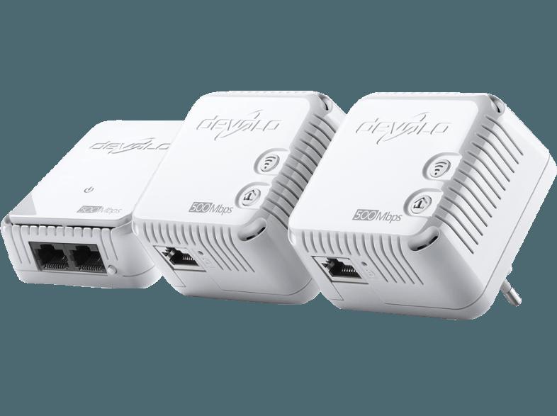 DEVOLO 9090 dLAN® 500 WIFI Network Kit HomePlug-Modem mit integriertem Access-Point, DEVOLO, 9090, dLAN®, 500, WIFI, Network, Kit, HomePlug-Modem, integriertem, Access-Point