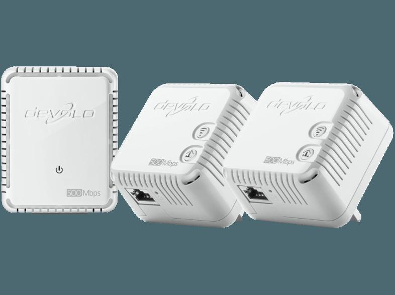 DEVOLO 9090 dLAN® 500 WIFI Network Kit HomePlug-Modem mit integriertem Access-Point, DEVOLO, 9090, dLAN®, 500, WIFI, Network, Kit, HomePlug-Modem, integriertem, Access-Point
