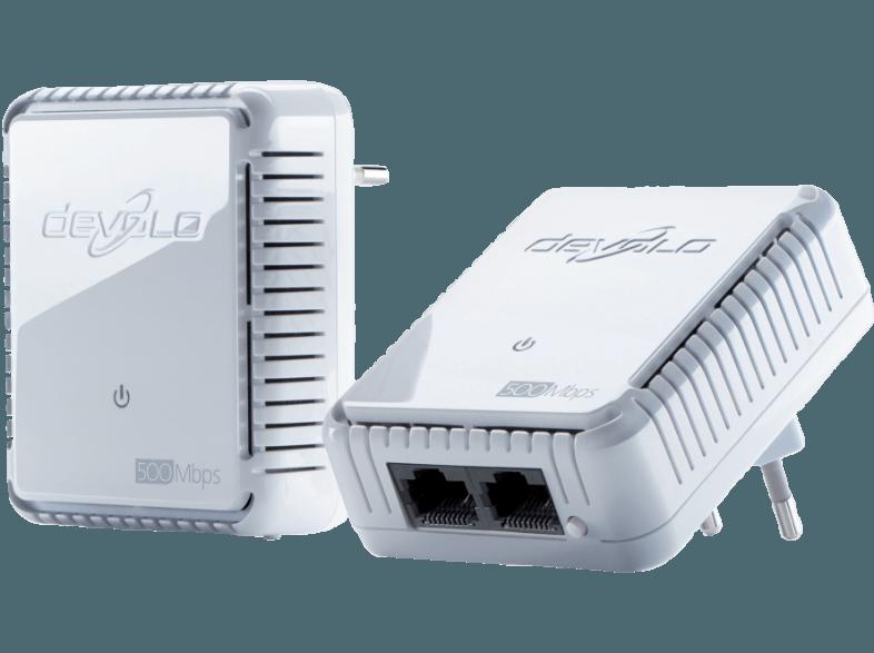 DEVOLO 9102 dLAN® 500 duo Starter Kit PowerLAN-Adapter, DEVOLO, 9102, dLAN®, 500, duo, Starter, Kit, PowerLAN-Adapter