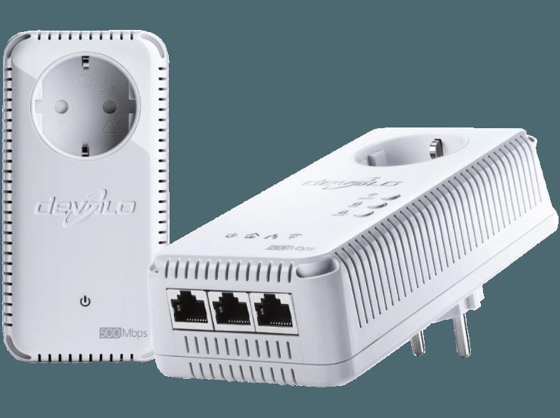 DEVOLO 9259 dLAN® AV WLAN 500 HomePlug Modem mit integriertem Access Point