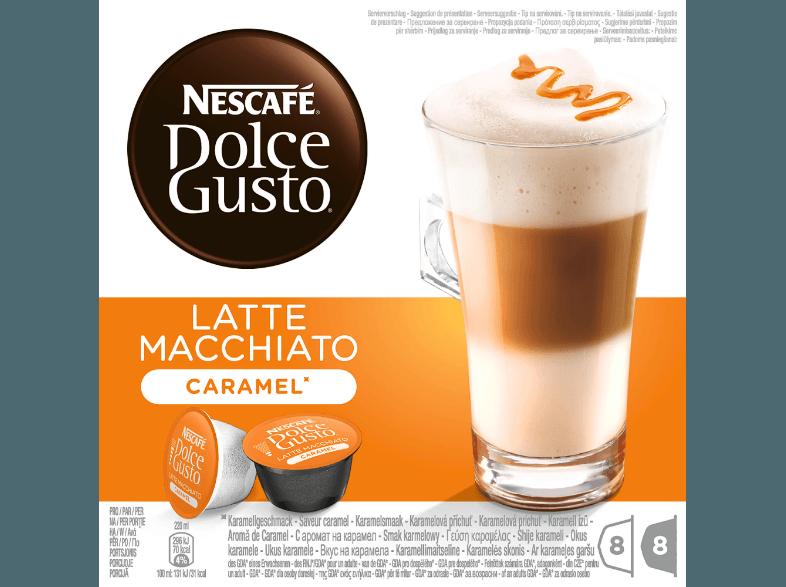 DOLCE GUSTO 12136917 Latte Macchiato Karamel Kaffeekapseln Latte Macchiato Karamel (NESCAFÉ® Dolce Gusto®)