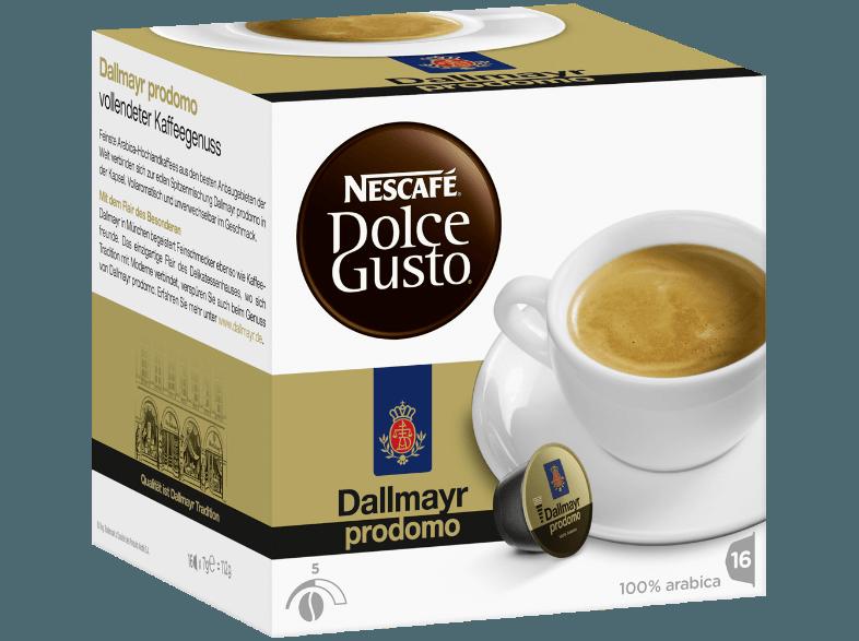 DOLCE GUSTO 12141753 Dallmayr prodomo 16 Kapseln Kaffeekapseln Dallmayr Prodomo (NESCAFÉ® Dolce Gusto®)