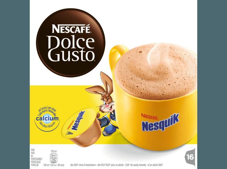 DOLCE GUSTO 12142997 Nesquik® 16 Kapseln Kakaokapseln Nesquik® (NESCAFÉ® Dolce Gusto®), DOLCE, GUSTO, 12142997, Nesquik®, 16, Kapseln, Kakaokapseln, Nesquik®, NESCAFÉ®, Dolce, Gusto®,