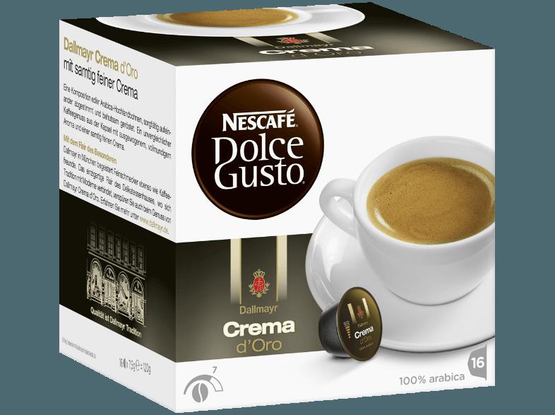 DOLCE GUSTO 12178230 Dallmayr Crema d'Oro 16 Kapseln Kaffeekapseln Dallmayr Crema d'Oro (NESCAFÉ® Dolce Gusto®)