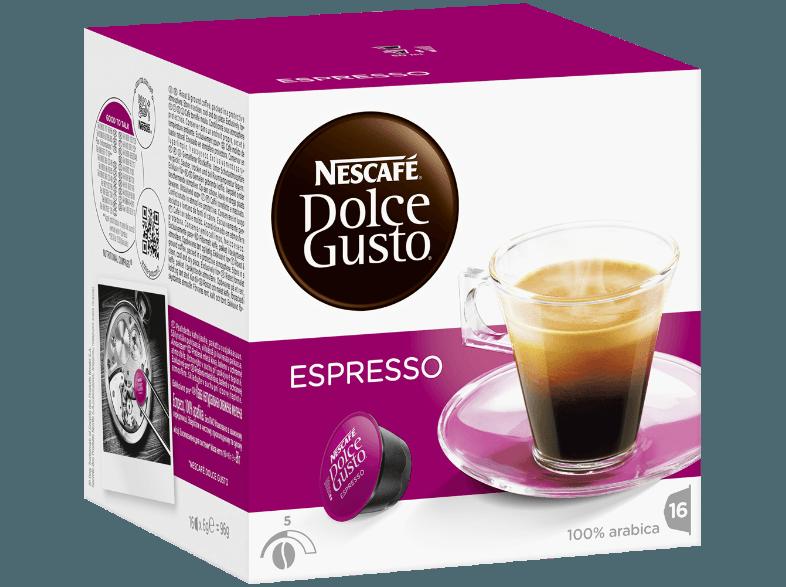 DOLCE GUSTO Espresso 16 Kapseln Espressokapseln Espresso (NESCAFÉ® Dolce Gusto®), DOLCE, GUSTO, Espresso, 16, Kapseln, Espressokapseln, Espresso, NESCAFÉ®, Dolce, Gusto®,