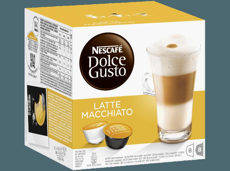 DOLCE GUSTO Latte Macchiato Kaffeekapseln Latte Macchiato (NESCAFÉ® Dolce Gusto®), DOLCE, GUSTO, Latte, Macchiato, Kaffeekapseln, Latte, Macchiato, NESCAFÉ®, Dolce, Gusto®,