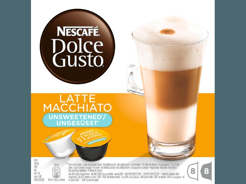 DOLCE GUSTO Latte Macchiato Ungesüsst Kaffeekapseln Latte Macchiato ungesüsst (NESCAFÉ® Dolce Gusto®)