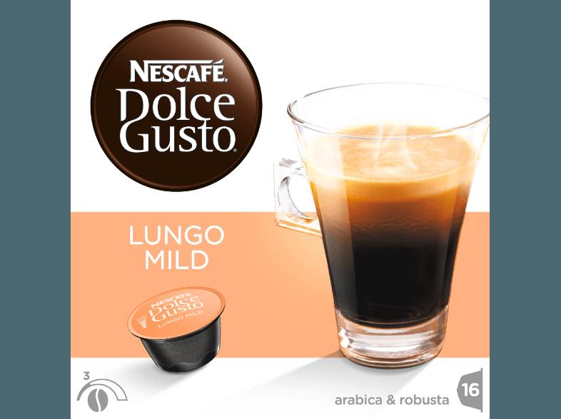 DOLCE GUSTO Lungo Mild Kaffeekapseln Lungo Mild (NESCAFÉ® Dolce Gusto®), DOLCE, GUSTO, Lungo, Mild, Kaffeekapseln, Lungo, Mild, NESCAFÉ®, Dolce, Gusto®,