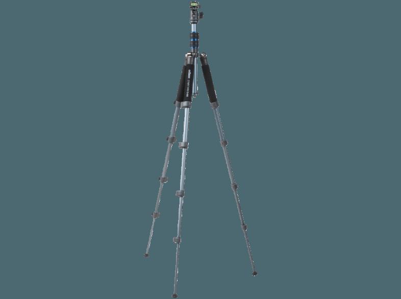 DÖRR 380311 Cybrit Mini 5-BA Dreibein Stativ, Stahlgrau, (Ausziehbar bis 1340 mm)