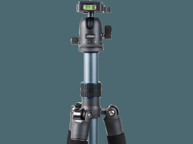 DÖRR 380330 Cybrit MAXI 3-TW Dreibein Stativ, Stahlgrau, (Ausziehbar bis 1620 mm)