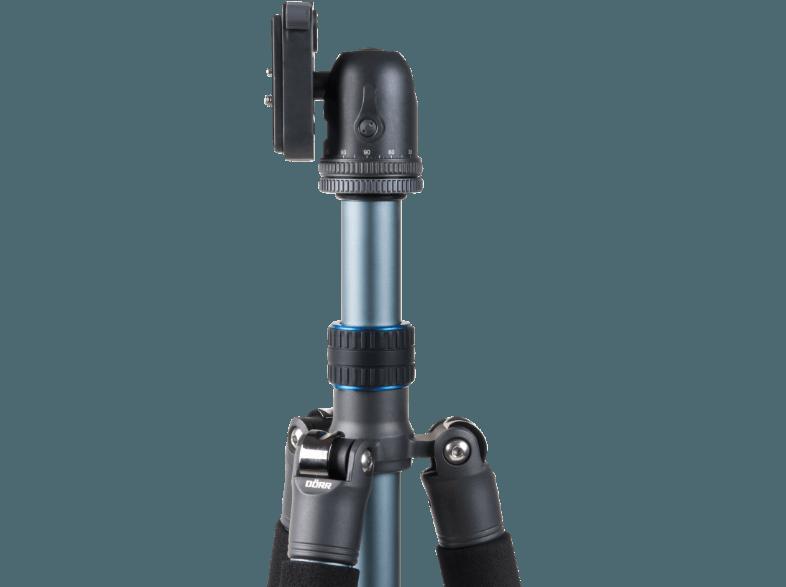 DÖRR 380330 Cybrit MAXI 3-TW Dreibein Stativ, Stahlgrau, (Ausziehbar bis 1620 mm)