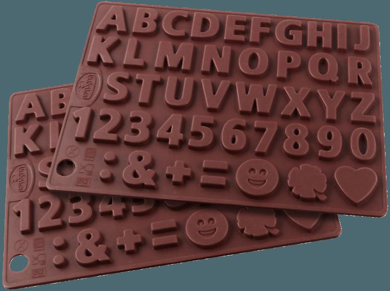 DR. OETKER 2109 Buchstaben und Zahlen Schokoladenform