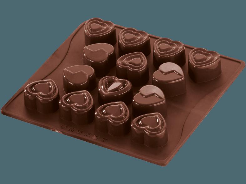 DR. OETKER 2498 Süsse Herzen Silikon-Schokoladenform