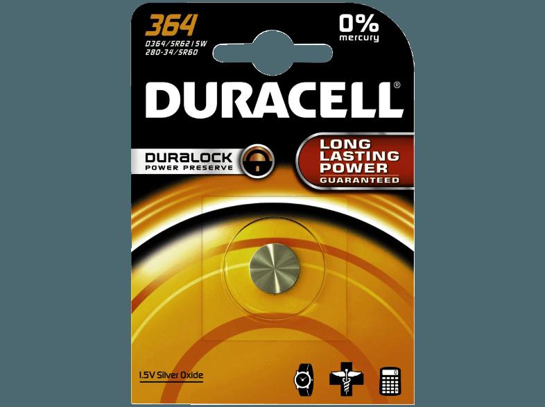 DURACELL 067790 Uhren Batterie 364 B1 Batterie B1