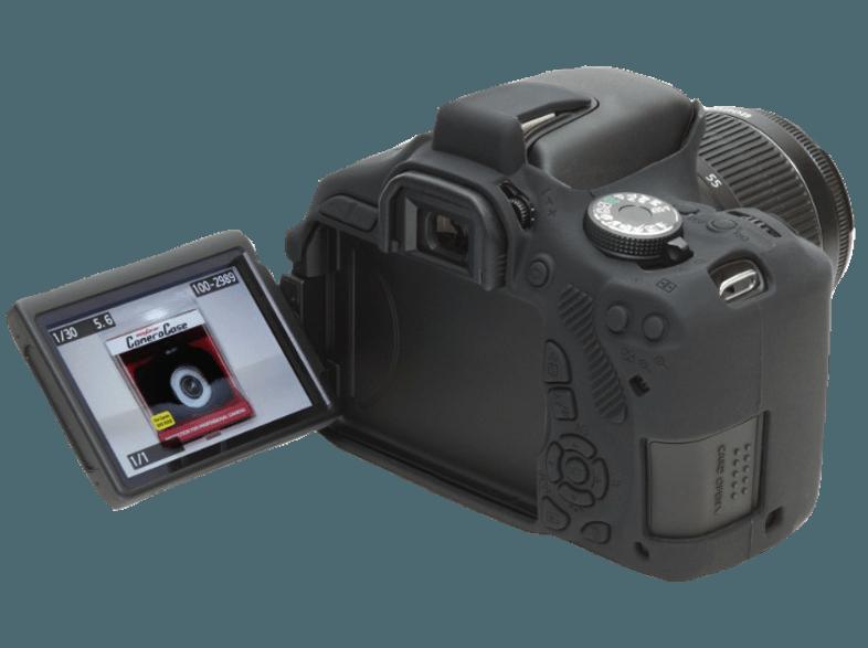 EASYCOVER ECC600D Kameraschutzhülle für Canon 600D (Kamera nicht im Lieferumfang) (Farbe: Schwarz)