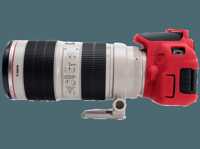 EASYCOVER ECC650DR Kameraschutzhülle für Canon 650D (Farbe: Rot)