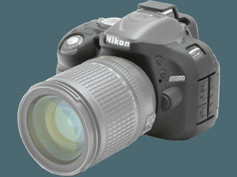 EASYCOVER ECND5200 Kameraschutzhülle für Nikon D5200 (Farbe: Schwarz)