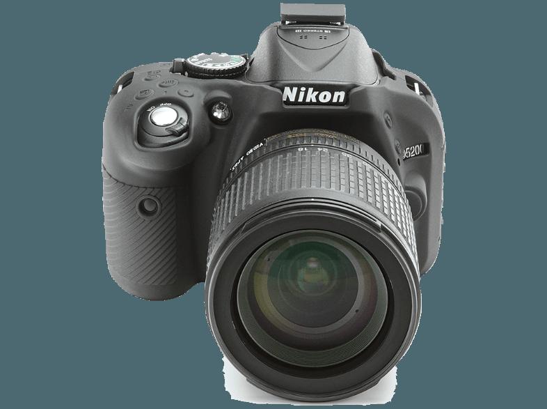 EASYCOVER ECND5200 Kameraschutzhülle für Nikon D5200 (Farbe: Schwarz)