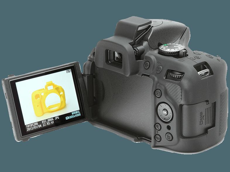 EASYCOVER ECND5200 Kameraschutzhülle für Nikon D5200 (Farbe: Schwarz)