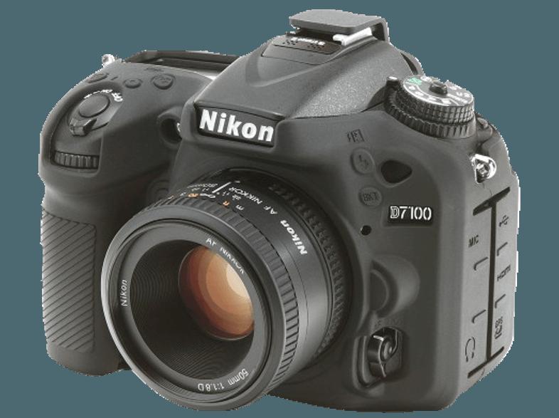 EASYCOVER ECND7100 Kameraschutzhülle für Nikon D7100 (Farbe: Schwarz)