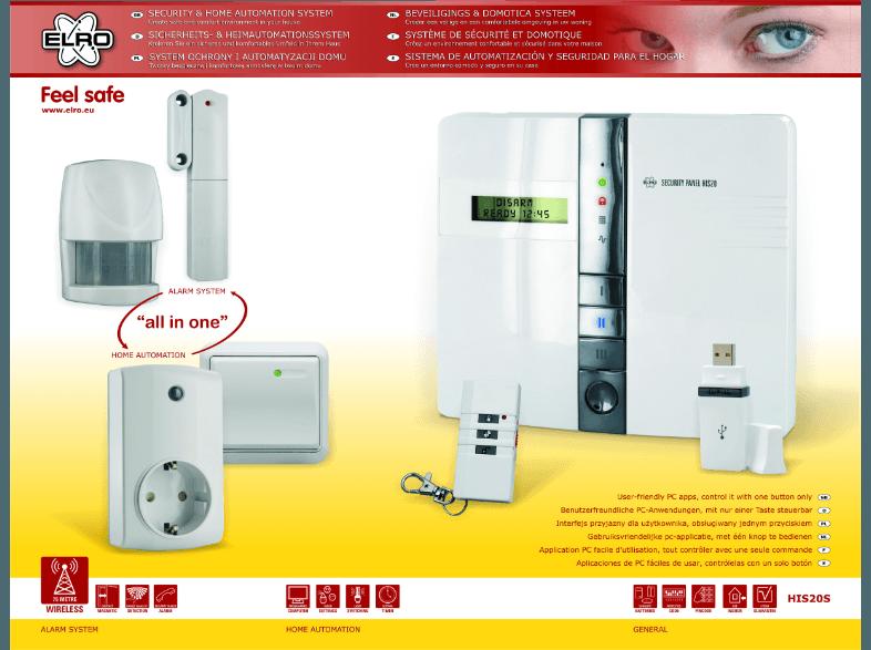ELRO HIS20S Sicherheits-und Heimautomatisierungssystem, ELRO, HIS20S, Sicherheits-und, Heimautomatisierungssystem