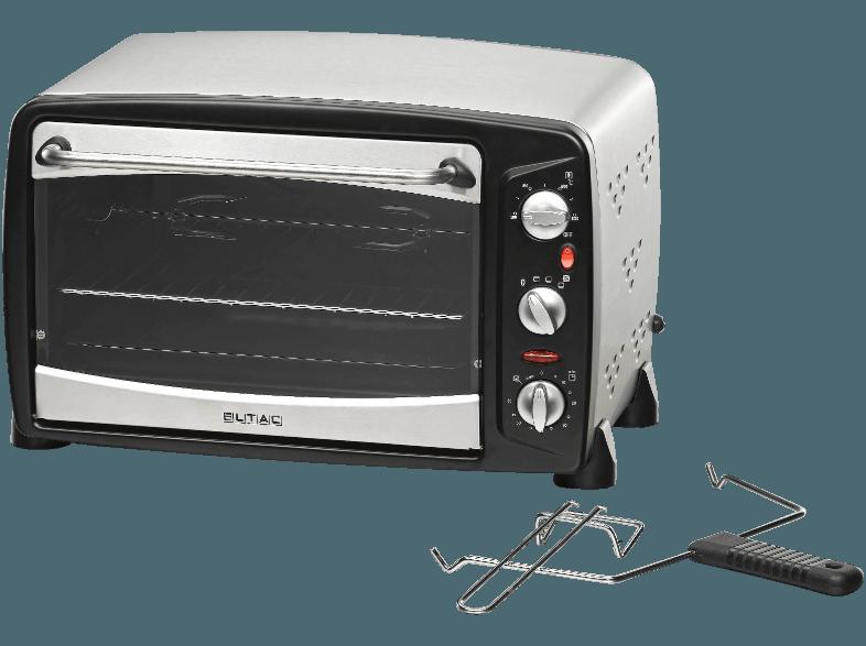 ELTAC RG 16 (Back & Grill Ofen mit Drehspieß und Umluft, Auftischgerät, Edelstahl)