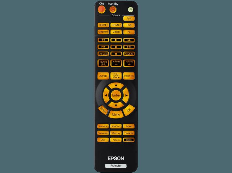 EPSON EH-TW6100 Beamer (Full-HD, 3D, 2.300 Lumen, 3LCD-Technologie, RGB-Flüssigkristallverschluss)
