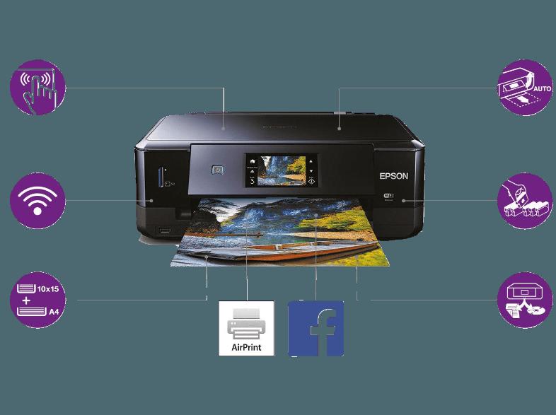 EPSON Expression Photo XP-860 Micro Piezo™-Druckkopf 4-in-1 Multifunktionsgerät WLAN, EPSON, Expression, Photo, XP-860, Micro, Piezo™-Druckkopf, 4-in-1, Multifunktionsgerät, WLAN