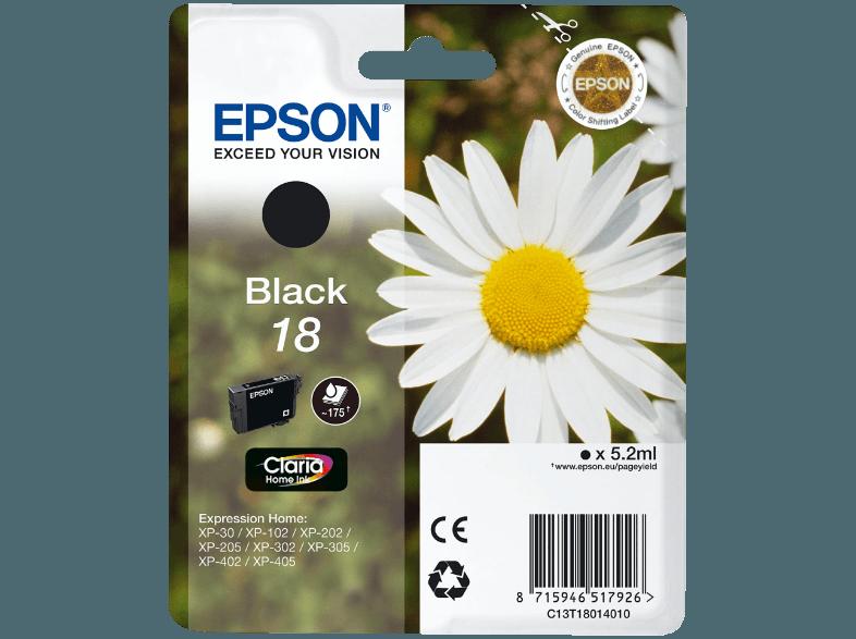 EPSON Original Epson Tintenkartusche schwarz