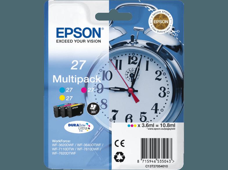 EPSON Original Epson Ultra Tripack Tintenkartusche mehrfarbig