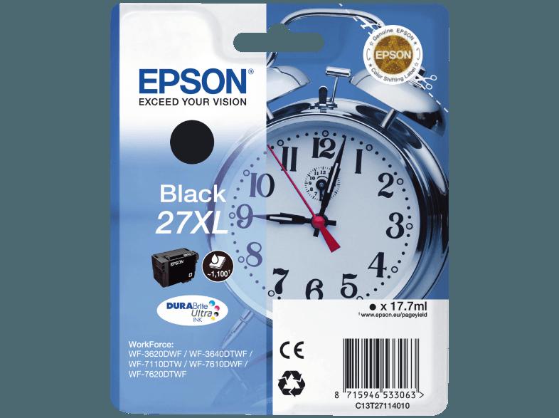 EPSON Original Epson XL Ultra Tintenkartusche schwarz, EPSON, Original, Epson, XL, Ultra, Tintenkartusche, schwarz
