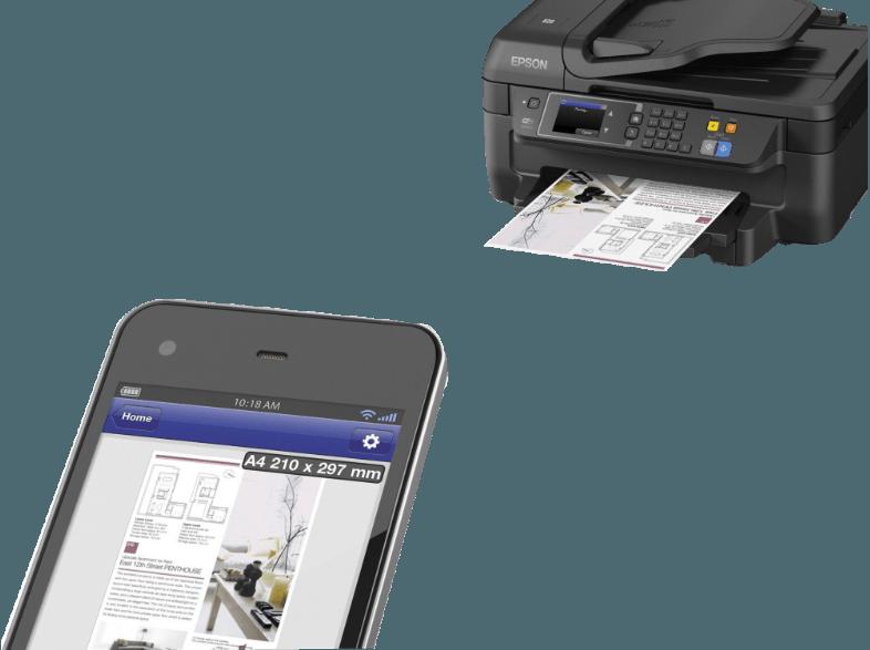 EPSON WorkForce WF-2660 DWF Tintenstrahl 4-in-1 Multifunktionsgerät WLAN