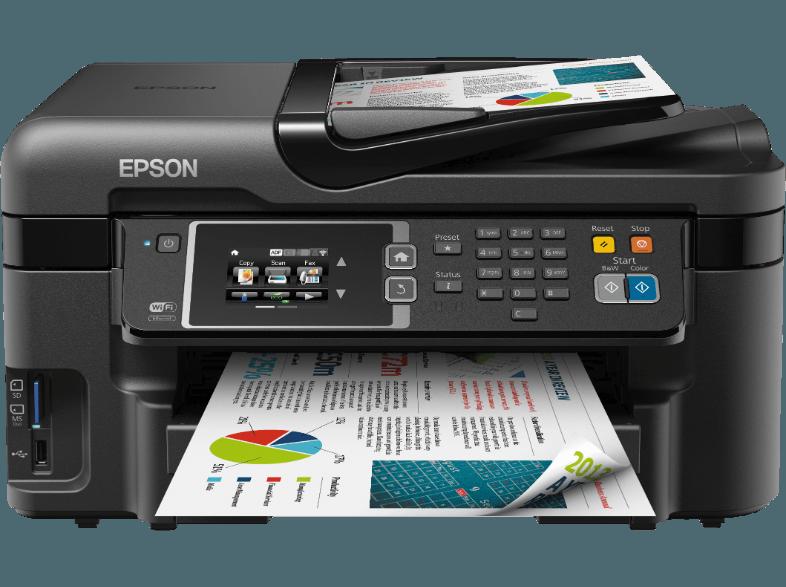 EPSON WorkForce WF-3620 DWF PrecisionCore™-Druckkopf 4-in-1 Multifunktionsgerät mit Duplexdruck WLAN, EPSON, WorkForce, WF-3620, DWF, PrecisionCore™-Druckkopf, 4-in-1, Multifunktionsgerät, Duplexdruck, WLAN